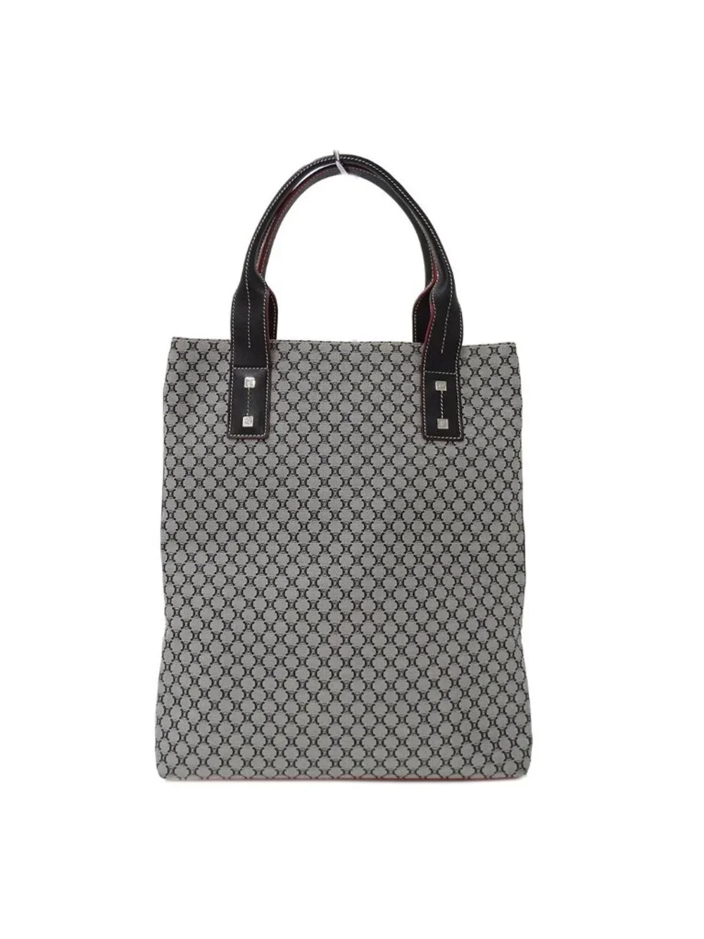 Celine Tote Macadam Canvas Black Going Out Adults Simple